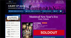 Desktop Screenshot of montrealnewyearseve.com