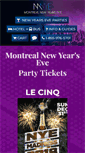 Mobile Screenshot of montrealnewyearseve.com