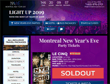 Tablet Screenshot of montrealnewyearseve.com